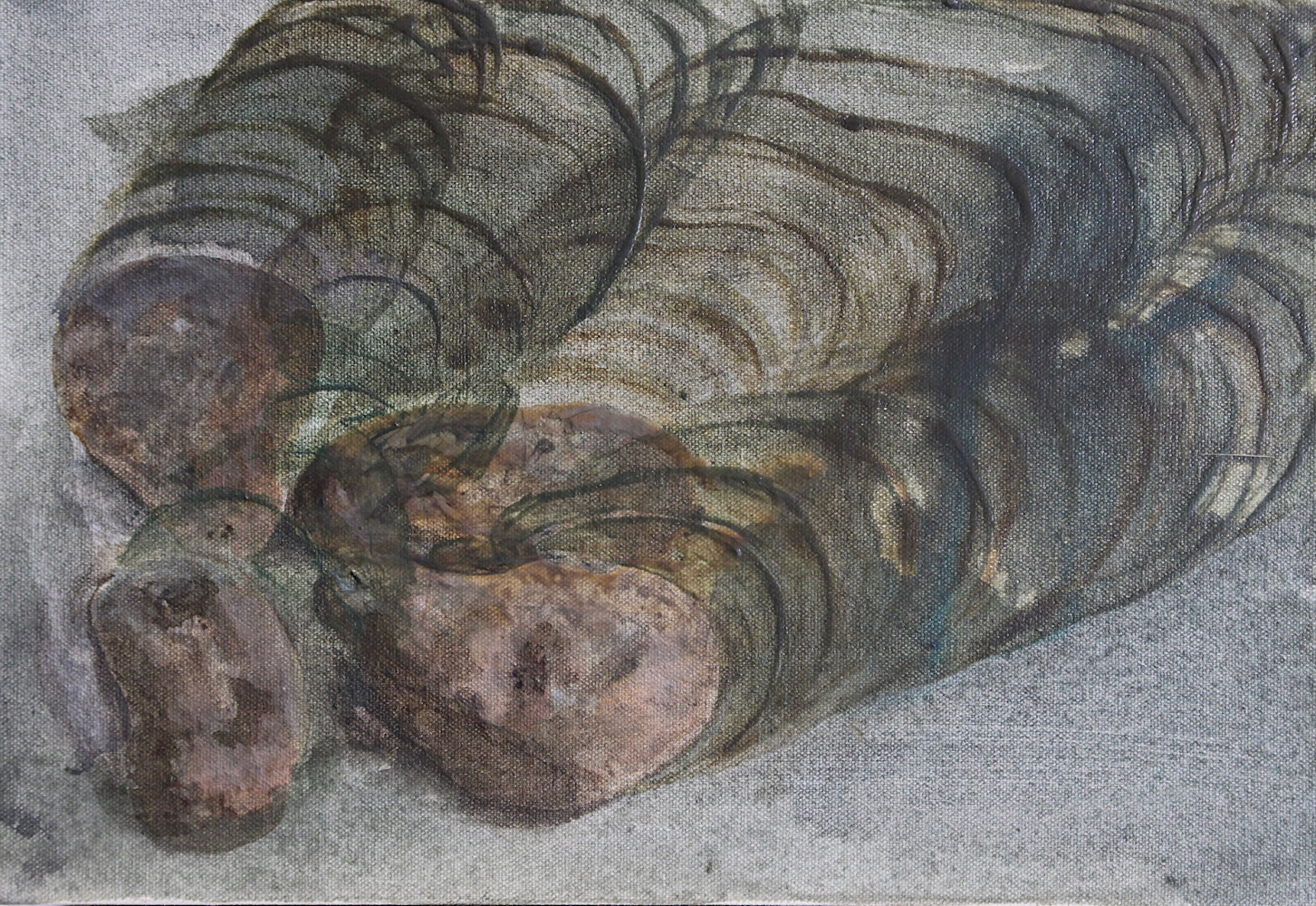 sketch for The Potato Gatherers